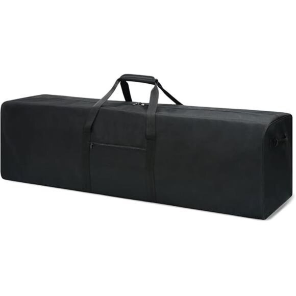 52 Inch Large Duffle Bag Travel Camping Sport Gear Storage Bag Lockable Zippers - Picture 8 of 8